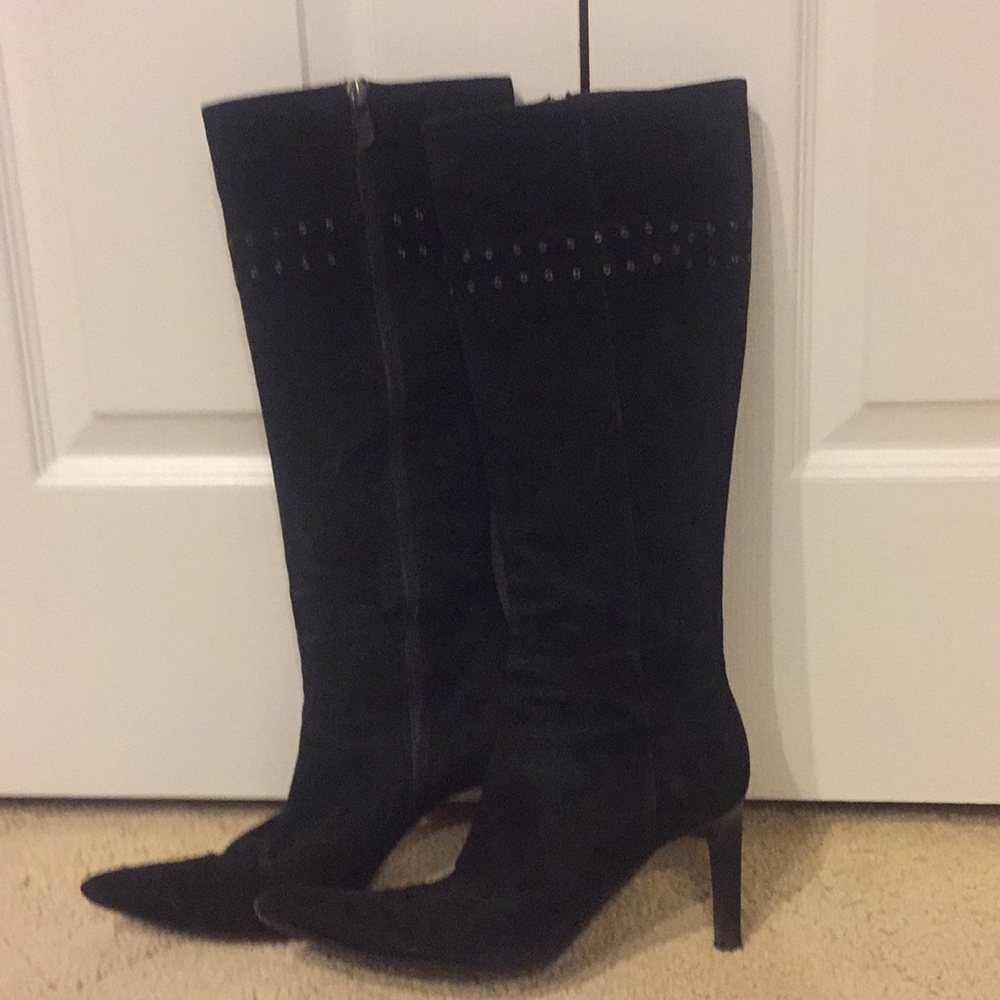 Franco Paolucci Black Suede Boots 